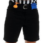 Smitty Four Way Referee Shorts-Black