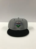 Diamond Nation Umpire Hat-Gray w/ Black Brim