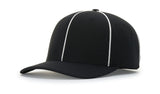 Richardson Black & White Football /Lacrosse Hat