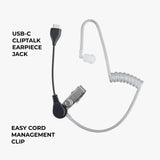 Surveillance Earpiece For ClipTalk - CH03