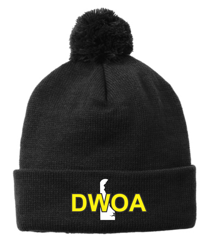 DWOA Cuff Pom-Pom Beanie