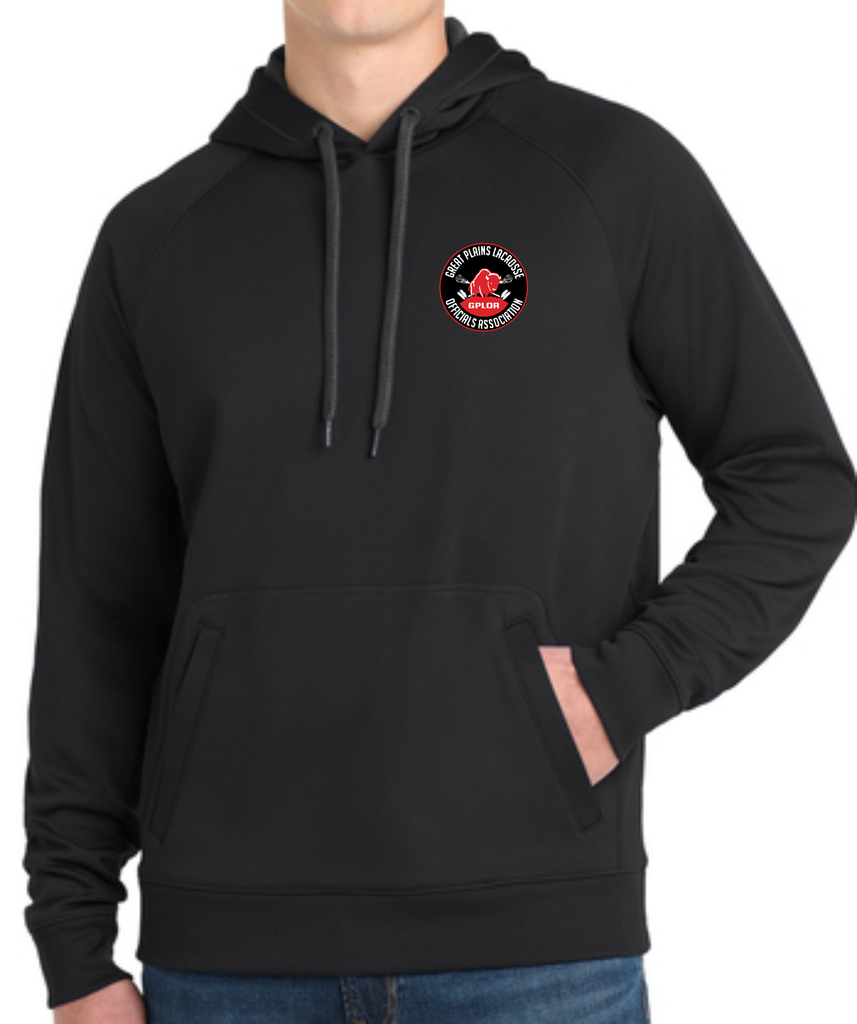 Great Plains Lacrosse Black or Gray Fleece Hoodie