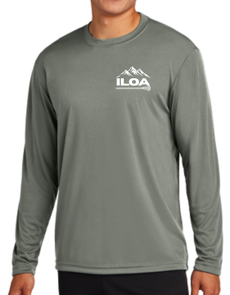 ILOA Dry Wick LS Grey Tee
