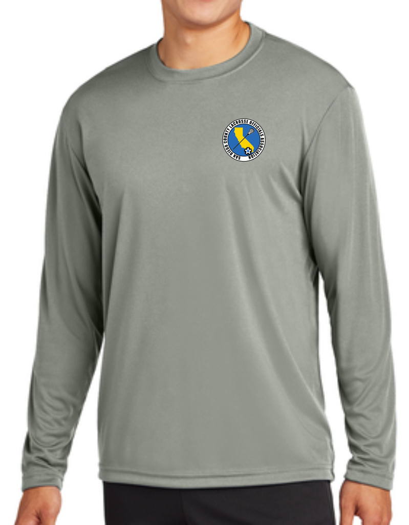 SDCLOA Dry Wick LS Gray Tee