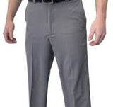 NEW Heather Grey 4-Way Stretch FLAT FRONT Pants w/ Expander Waist by Smitty