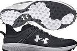 NEW! Under Armour Turf Black White Yard Trainer Shoe