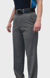 "NEW" Women's Smitty "4-Way" FLAT FRONT PANTS with SLASH POCKETS "NON-EXPANDER"- HEATHER GREY