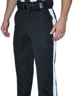 Smitty 4-Way Black Football Pant With White Stripe