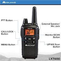 Midland LXT 600BB Radio/Headset - Single