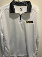 Women's NJSIAA White Swimming 1/4 Zip Pullover