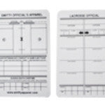 Smitty Reusable Lacrosse Game Card