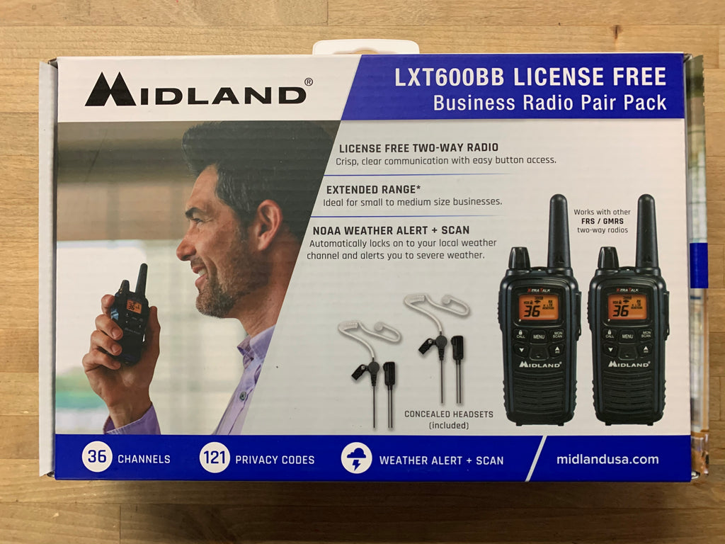 Midland LXT600BB Radio/Headset Box Bundle