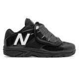 New Balance V3 MLB Low Cut Plate Shoe - Black/White